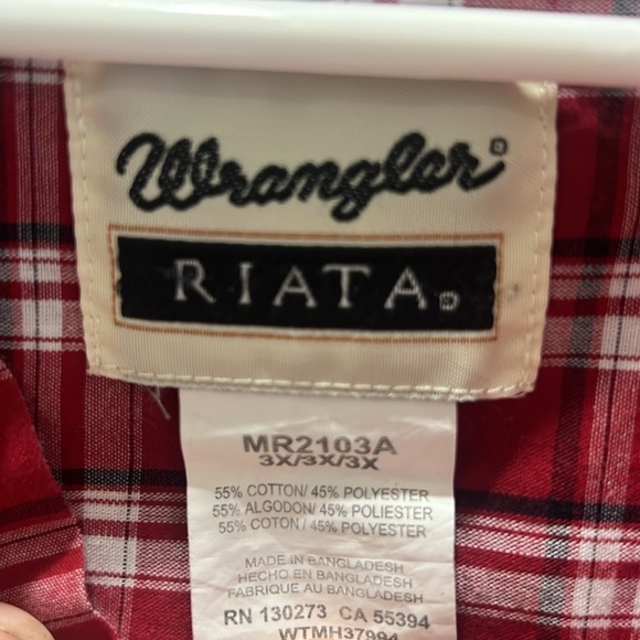 Wrangler riata 3x shirt - Picture 3 of 4